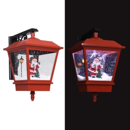Ziemassvētku Sienas Lampa Ar Led, Sarkana, 40X27X45 Cm Vidaxl