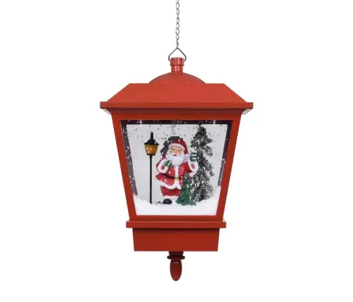 Piekarama Ziemassvētku Lampa Ar Led, Sarkana, 27X27X45 Cm Vidaxl