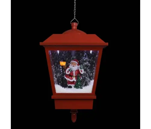 Piekarama Ziemassvētku Lampa Ar Led, Sarkana, 27X27X45 Cm Vidaxl