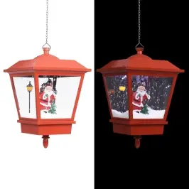 Piekarama Ziemassvētku Lampa Ar Led, Sarkana, 27X27X45 Cm Vidaxl