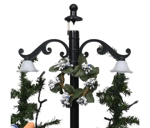 Lumesajuga Jõulukuusk Vihmavarjualusega Sinine 75 cm Pvc