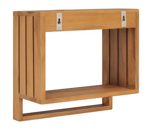 Sienas Dvieļu Pakaramais, 35X20X35 Cm, Masīvs Tīkkoks Vidaxl