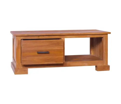 Televizoriaus Spintelė, 90X50X37cm Tikmedžio Medienos Masyvas Televizoriaus Spintelė, 90X50X37cm Tikmedžio Medienos Masyvas