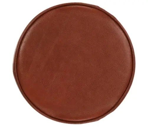 Bāra Krēsli, 2 Gab., Brūna Dabīgā Āda, Čuguns Vidaxl