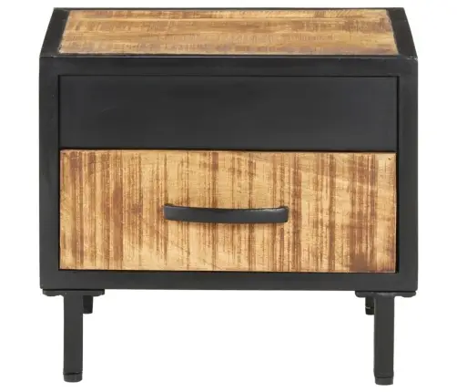 Naktsgaldiņš, 40X40X35 Cm, Neapstrādāts Mango Koks Vidaxl