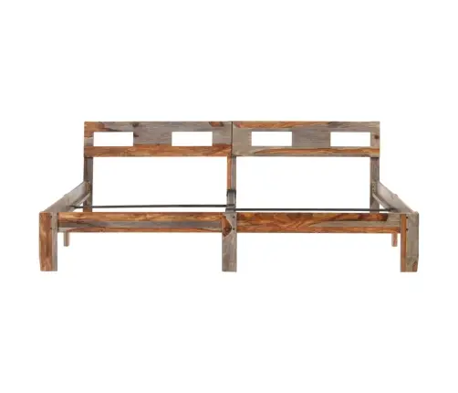 Gulta Bez Matrača, 200X200 Cm, Masīvkoks Vidaxl