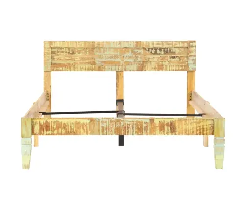 Voodiraam, Tugevast Taastatud Puidust, 120 X 200 Cm