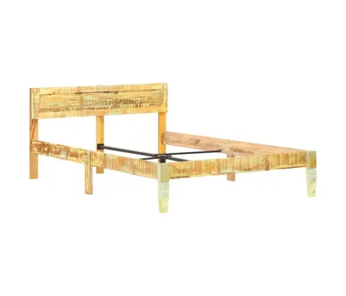 Voodiraam, Tugevast Taastatud Puidust, 120 X 200 Cm