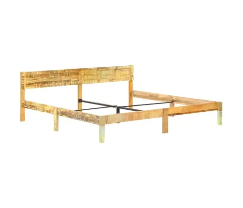 Gultas Rāmis, Pārstrādāts Masīvkoks, 200X200 Cm Vidaxl