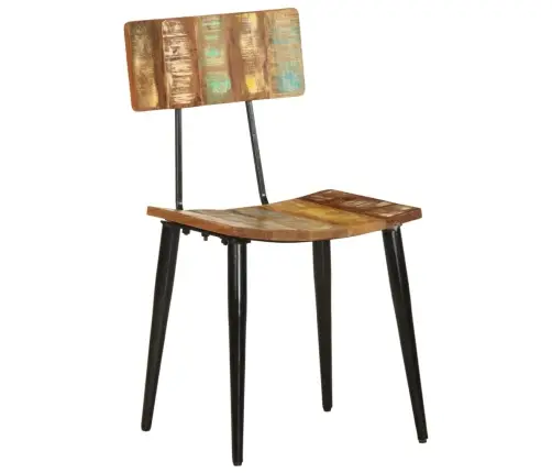 Virtuves Krēsli, 2 Gab., Pārstrādāts Masīvkoks Vidaxl