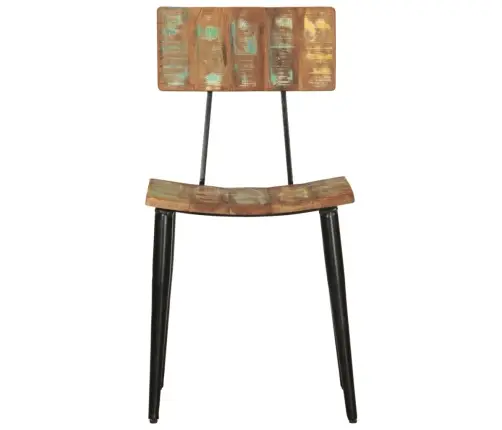 Virtuves Krēsli, 2 Gab., Pārstrādāts Masīvkoks Vidaxl