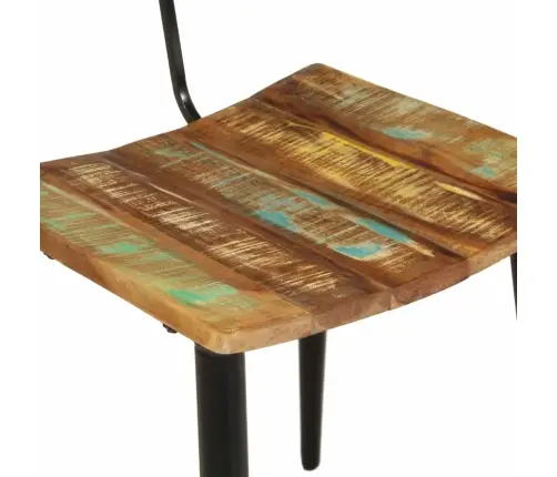 Virtuves Krēsli, 2 Gab., Pārstrādāts Masīvkoks Vidaxl