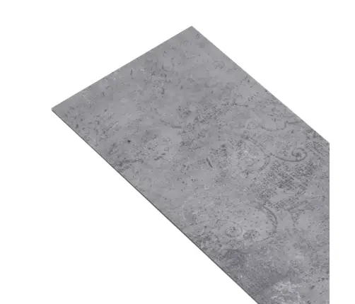 Grīdas Dēļi, Pašlīmējoši, 5,02 M², 2 Mm, Cementa Pelēks Pvc Vidaxl