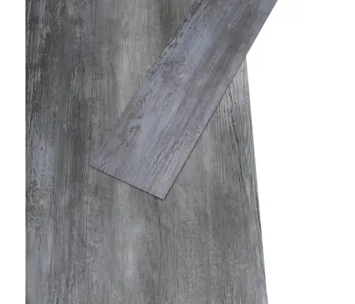 Pvc-St Põrandalauad 5,02 M², 2 Mm, Iseliimuv, Läikiv Hall