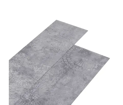 Grindų Plokštės, Betono Pilkos, Pvc, 5,26M², 2Mm, Nelipnios