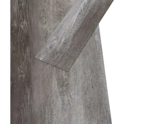 Grīdas Dēļi, 5,26 M², 2 Mm, Svītrains Koks, Pvc Vidaxl