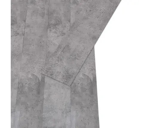 Grīdas Dēļi, Pašlīmējoši, 4,46 M², 3 Mm, Betona Brūns Pvc Vidaxl