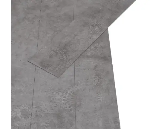 Grīdas Dēļi, Pašlīmējoši, 5,02 M², 2 Mm, Betona Pelēks Pvc Vidaxl