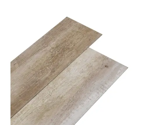 Grīdas Dēļi, Pašlīmējoši, 5,02 M², 2 Mm, Izbalējuša Koka Pvc Vidaxl