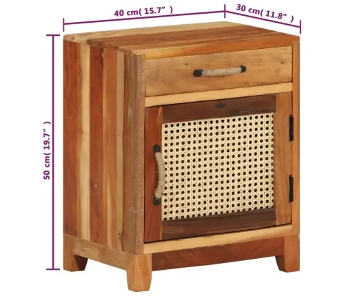 Öökapp, 40 X 30 X 50 cm Taastatud Puit