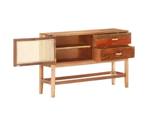 Šoninė Spintelė, 118X30X76cm Perdirbtos Medienos Masyvas