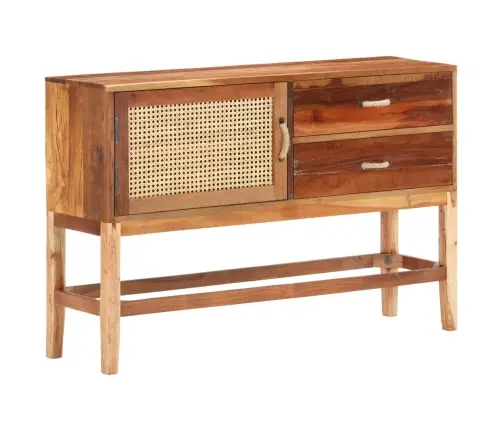 Šoninė Spintelė, 118X30X76cm Perdirbtos Medienos Masyvas