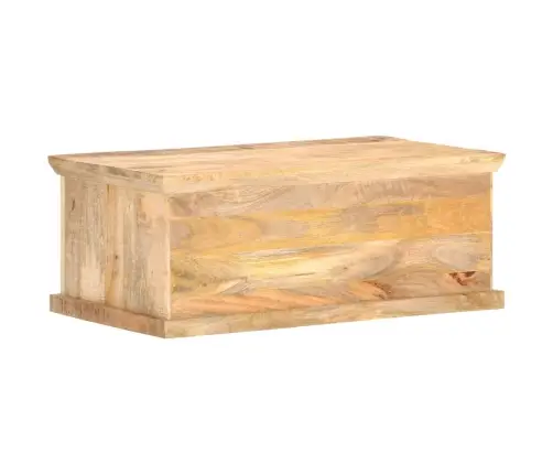 Kavos Staliukas, 90X50X35cm Mango Medienos Masyvas Ir Nendrės