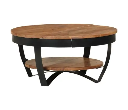 Kavos Staliukas, 65X65X32cm Akacijos Medienos Masyvas