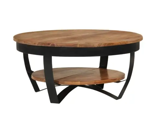 Kavos Staliukas, 65X65X32cm Akacijos Medienos Masyvas