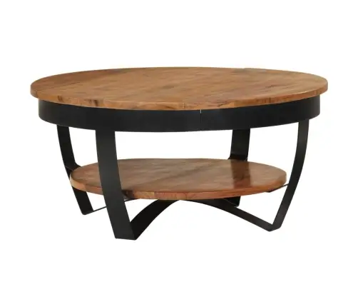 Kavos Staliukas, 65X65X32cm Akacijos Medienos Masyvas