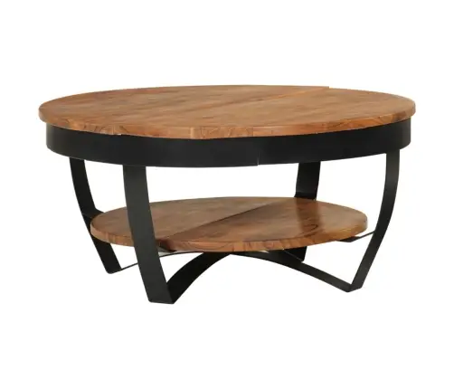 Kavos Staliukas, 65X65X32cm Akacijos Medienos Masyvas