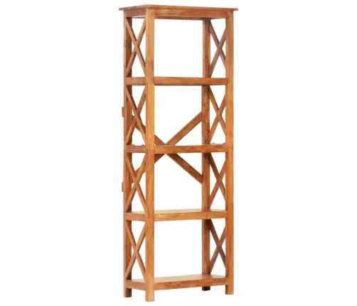 Grāmatplaukts, 60X30X160 Cm, Akācijas Masīvkoks, Medus Apdare Vidaxl