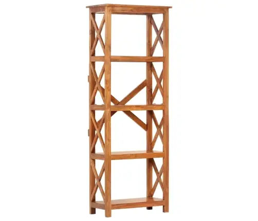 Grāmatplaukts, 60X30X160 Cm, Akācijas Masīvkoks, Medus Apdare Vidaxl