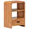 Naktsgaldiņš, 40X30X60 Cm, Akācijas Masīvkoks, Medus Apdare Vidaxl