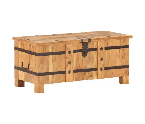 Lāde, 90X40X40 Cm, Akācijas Masīvkoks Vidaxl