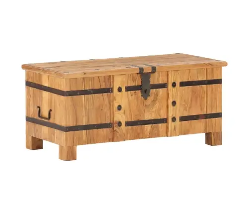 Lāde, 90X40X40 Cm, Akācijas Masīvkoks Vidaxl