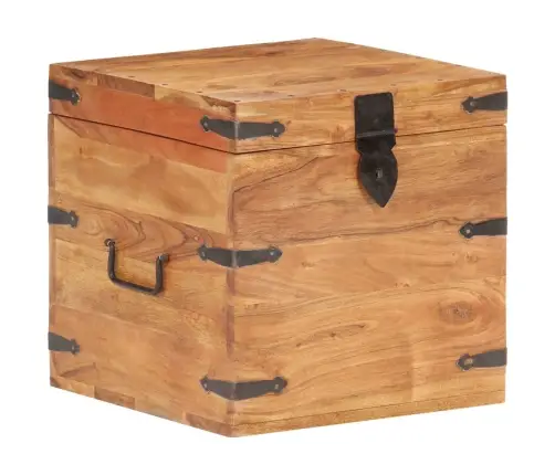 Lāde, 40X40X40 Cm, Akācijas Masīvkoks Vidaxl