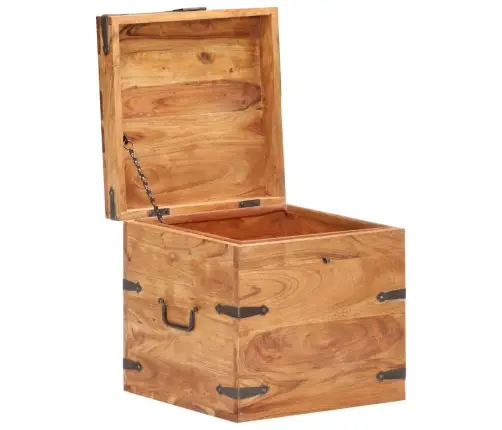 Lāde, 40X40X40 Cm, Akācijas Masīvkoks Vidaxl