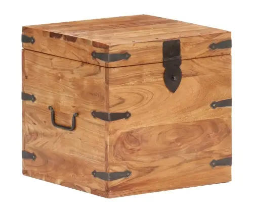 Lāde, 40X40X40 Cm, Akācijas Masīvkoks Vidaxl