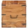 Lāde, 40X40X40 Cm, Akācijas Masīvkoks Vidaxl