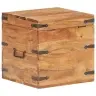 Lāde, 40X40X40 Cm, Akācijas Masīvkoks Vidaxl