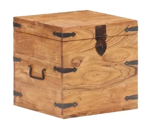 Lāde, 40X40X40 Cm, Akācijas Masīvkoks Vidaxl