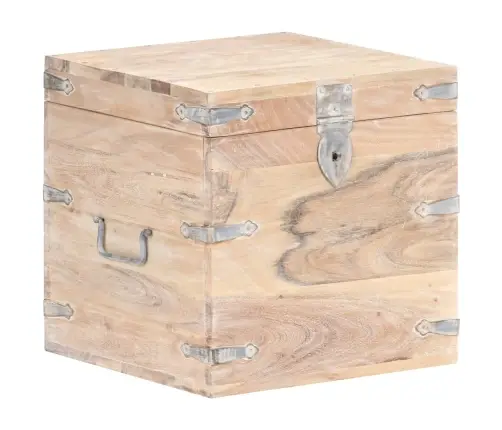 Lāde, 40X40X40 Cm, Akācijas Masīvkoks Vidaxl