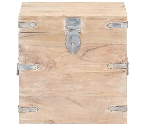 Lāde, 40X40X40 Cm, Akācijas Masīvkoks Vidaxl