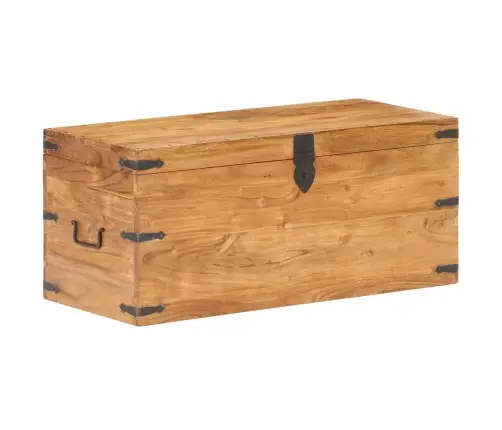 Lāde, 90X40X40 Cm, Akācijas Masīvkoks Vidaxl