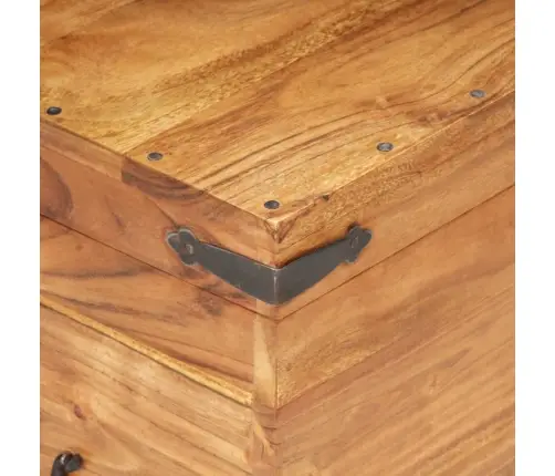 Lāde, 90X40X40 Cm, Akācijas Masīvkoks Vidaxl