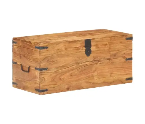 Lāde, 90X40X40 Cm, Akācijas Masīvkoks Vidaxl