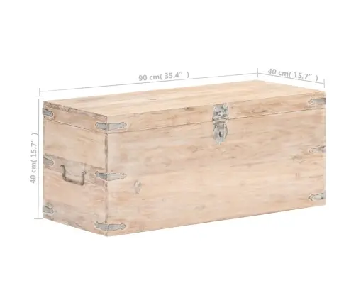 Hoiukast 90 X 40 X 40 cm Akaatsiapuidust