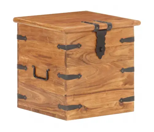 Lāde, 40X40X40 Cm, Akācijas Masīvkoks Vidaxl