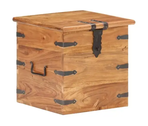 Lāde, 40X40X40 Cm, Akācijas Masīvkoks Vidaxl